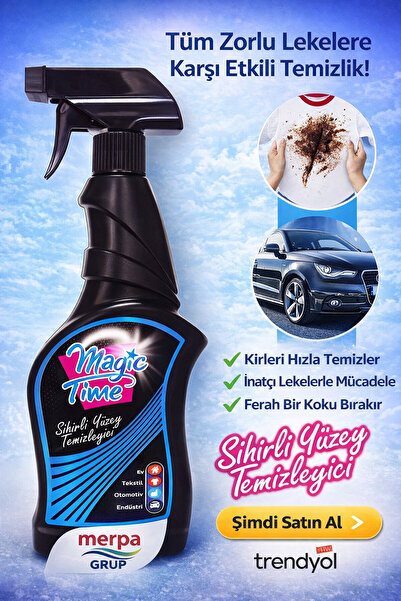 Magic Time SİHİRLİ YÜZEY TEMİZLEYİCİ | Ağır Kir, Yağ, Pas Sökücü | 500 ML | M...