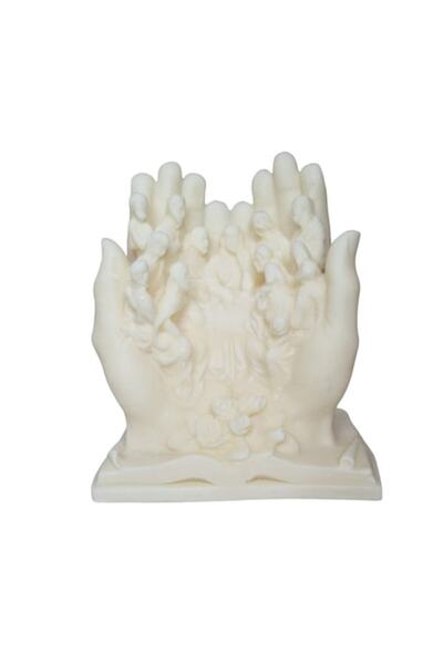 OEM Decoratiune de ceara parfumata pentru Paste, Cina cea de taina, alba, Tam...