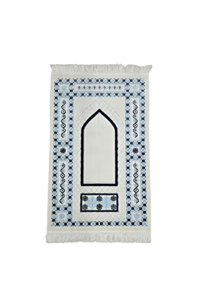 REVE Megane Premium Quality Velvet Islamic Prayer Mat 70 x 110cm