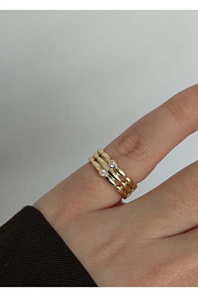 KİLİGİSTANBUL SIRALI KÜÇÜK PARMAK YÜZÜĞÜ (BEDENİ AYARLANABİLİR)