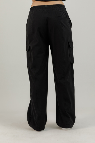 Airlife Verona Outdoor ZW-2 Kadın Kapaklı Cep ve Ayarlanabilir Paçalı Pantolon Siyah