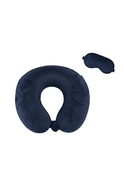 bon voyage High Quality Comfortable Neck Pillow and Eye Mask Set