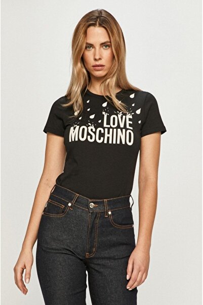 Love Moschino Tricou Dama model Logo Drops