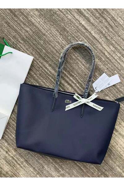 GENEON Women's Large Capacity Zipper Handbag Tote Bag Shoulder Bag Medium Dar...