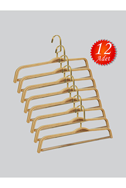 NYN Дерев'яні (Gold Kanca Lama) 8176 Штанинні вішалки з перекладиною Колір 12...