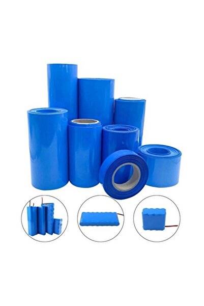 OR-TEC Shrink - 140MM Lityum Batarya Kaplama Isıyla Daralan PVC Makaron 1 Metre