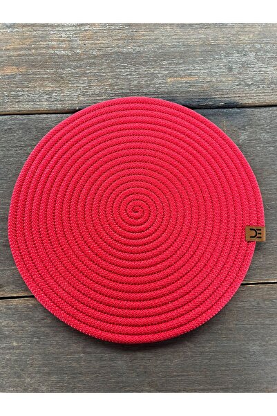 home inn Stain-Resistant Knitted Placemat 33 cm Single Modern American Style ...