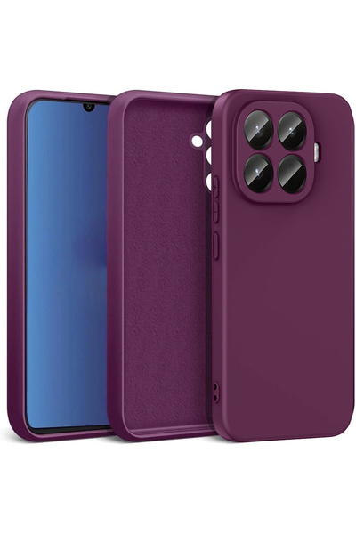 Nezih Case Redmi 15T Pro Uyumlu Kamera Korumalı Lansman Kadife İç Yüzeyli (Şı...