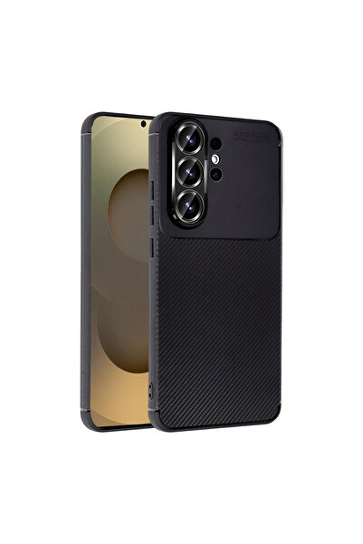 Nezih Case Samsung Galaxy S26 Ultra Uyumlu Kamera Korumalı Karbon Tasarım Sil...