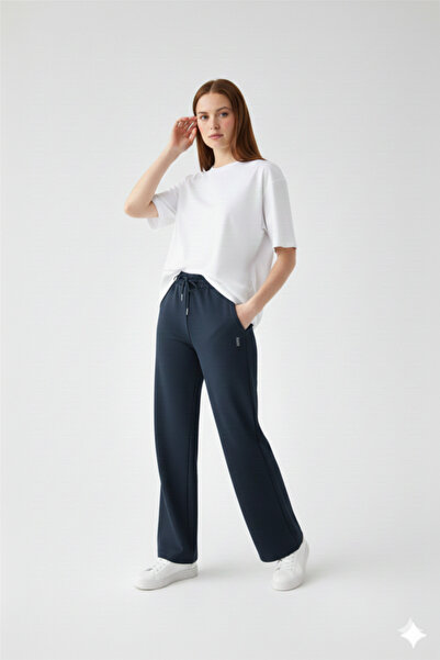 CNG MODA Φόρμα Modal με φαρδιά μπατζάκια