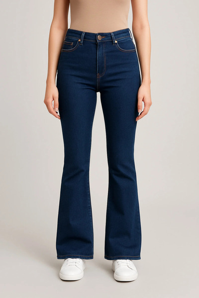 kleshus Women's Lycra Navy Blue Spanish Denim Jeans New Season-50