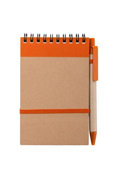 COLLECTİON Blocnotes A6, Collection, portocaliu, 70 pagini, 90x146mm, cu pix ...