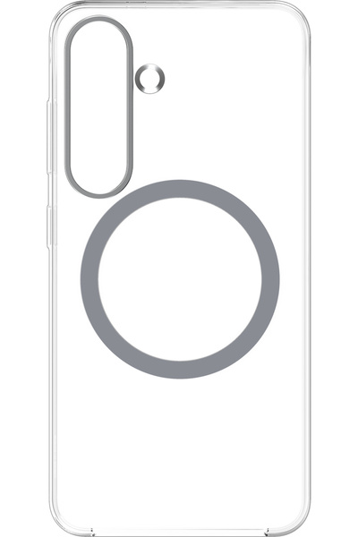 Samsung Διαφανές πίσω κάλυμμα μαγνήτη σιλικόνης διαφανές (Galaxy S 25)