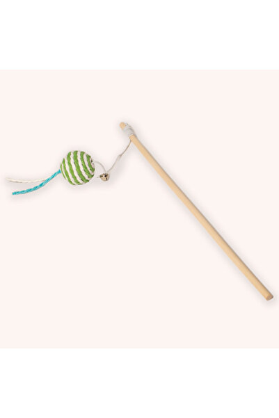 PisiMall Undiță Fermecată pentru pisici, cu biluta