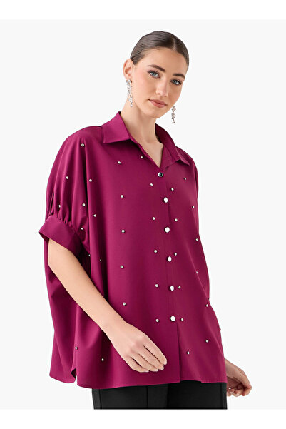 FAV Kaftan Shirt with Embellished Detail