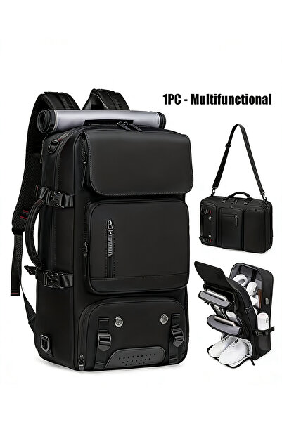 WINEENEE 3-in-1 Stylish Travel Backpack - Large Capacity Hiking & Camping Bag