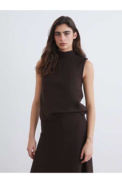 LC Waikiki Lcw Vision Half Turtleneck Ribbed Women's Knitwear Sweater