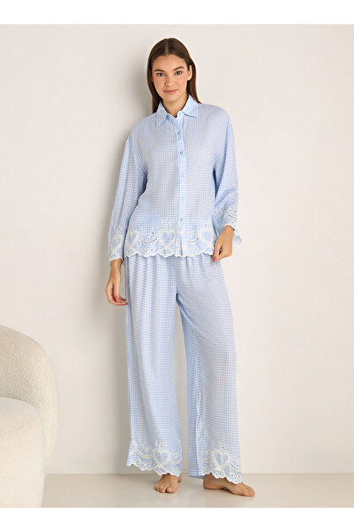 FAV Pyjama Set Shirt and Pants Viscose