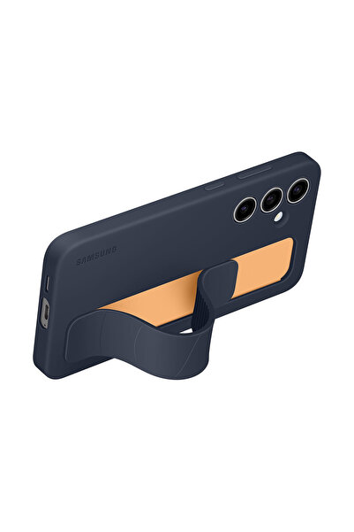 Samsung Πίσω κάλυμμα σιλικόνης με λαβή στήριξης και υποδοχή κάρτας, μπλε σκού...