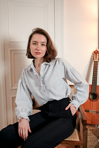 SOFILINE Premium striped shirt with floral print B-ASD95088