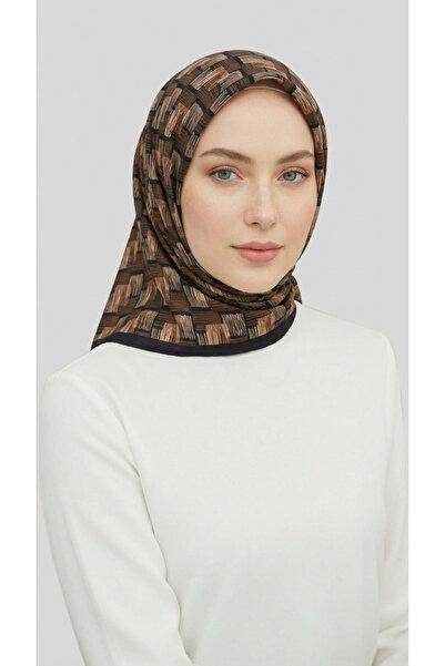 Karaca Eşarp Mozaic Pattern Rayon Scarf