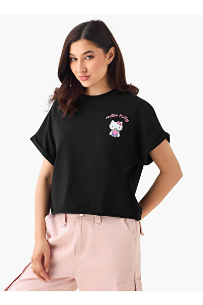 SP Characters T-shirt with Hello Kitty Print