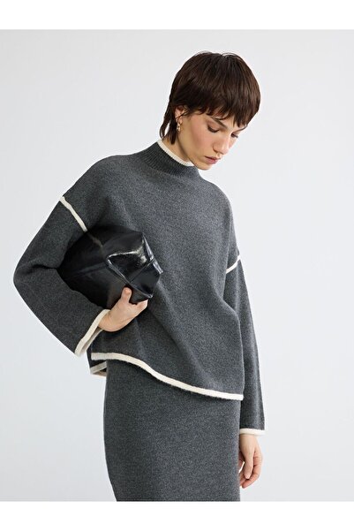 LC Waikiki Lcw Vision Half Turtleneck Women's Knitwear Sweater\T