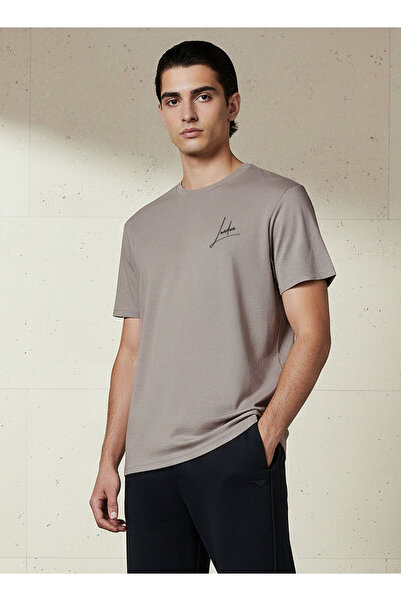 Lee Cooper Men Regular Fit Crew Neck Short Sleeve Printed T-shirt