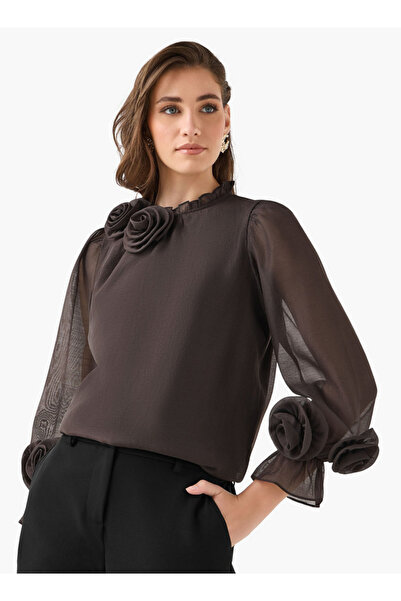 2Xtremz Chiffon Top with Ruffles