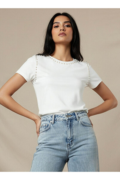 2Xtremz T-shirt with Pearl Embellishment