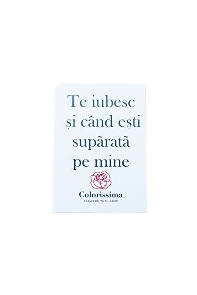 OEM Greeting card - I love you even when you're angry, 15 x 10 cm