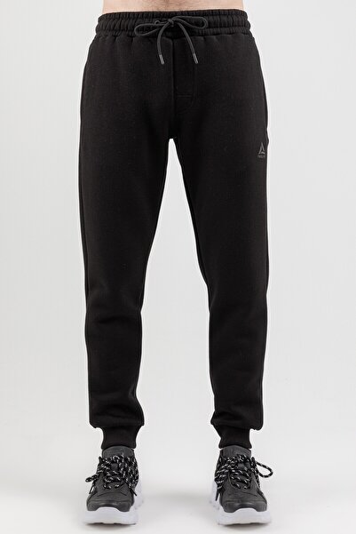 Airlife Sportswear Erkek Hafif Slim ve Ribana Paçalı Alt Siyah