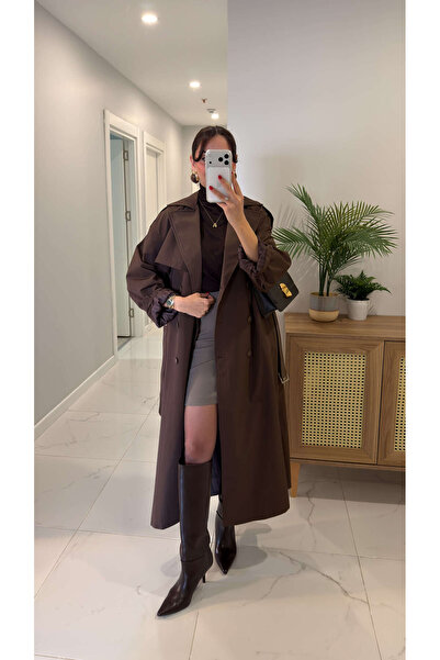 BİRCANÇİL Trenci premium Cenestra cu curea maro