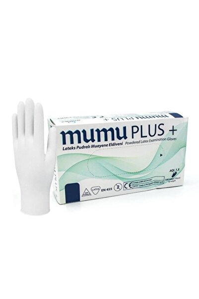 Mumu Plus+ Lateks Pudralı Eldiven S Beden