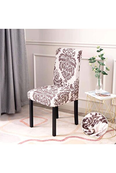 ANATOLIATEKSTILE Set of 6 Elastic Covers, High Back Chair, 90*140, Premium Ma...