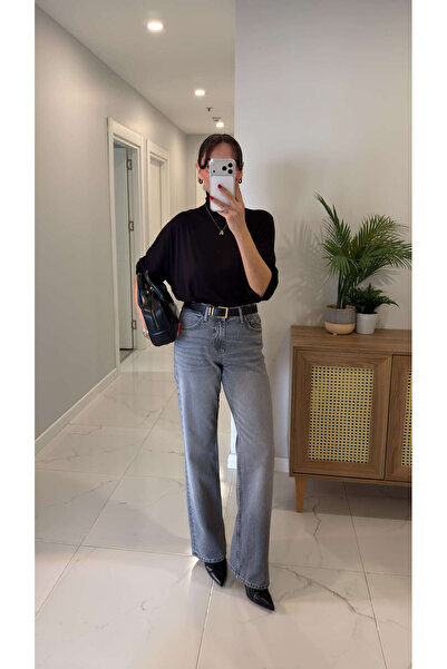 BİRCANÇİL Blugi drepți gri spălați ZR Sirasta