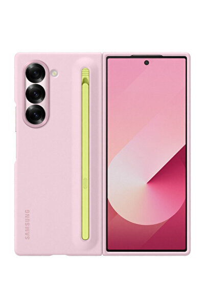 Samsung Πίσω κάλυμμα σιλικόνης ροζ για το Galaxy Fold 6