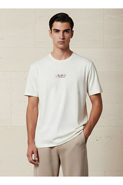 Lee Cooper Men Regular Fit Crew Neck Short Sleeve Printed T-shirt