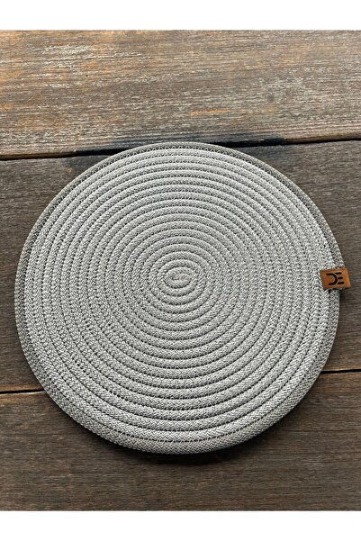 home inn Stain-Resistant Knitted Placemat 33 cm Single Modern American Style ...