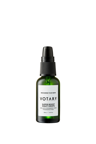 Votary Votary, Super Boost, CBD и ягодови семки, възстановяващо, нощно, масло...