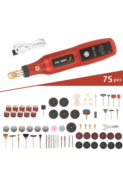 Choice4 مجموعة أدوات دوارة صغيرة لاسلكية مكونة من 3 قطع، تتضمن مطحنة كهربائية...