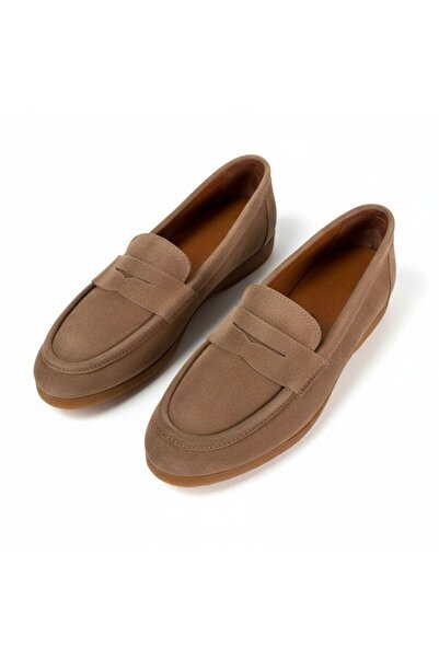 NE&VE SHOES Mink Suede Genuine Leather Women's Loafer Shoes