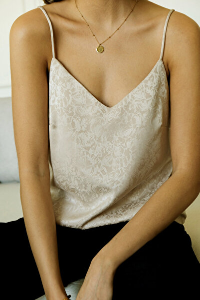 SOFILINE Ivory top with print and lace inserts B-4578T