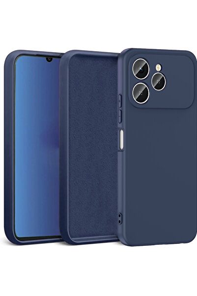 Nezih Case Tecno Spark 40 4G Uyumlu Kamera Korumalı Lansman Kadife İç Yüzeyli...