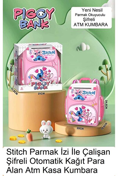 Canderel Stitch Parmak İzi İle Çalişan Şifreli Otomatik Kağıt Para Alan Atm K...