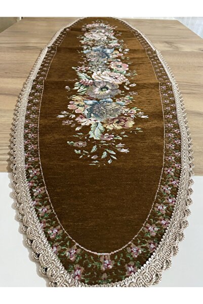 MYHOMEGOBLEN Şönilli Goblen Runnur 40X140Kahve