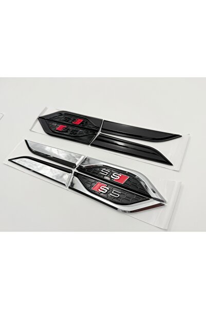 Audi Set Embleme Compatibile A5 S5 F05 aripi NEGRU