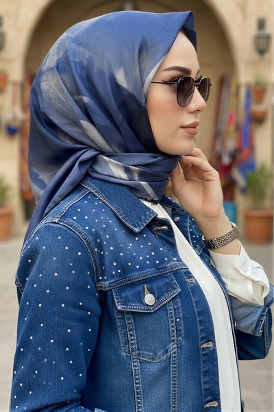 İmajButik وشاح قطني رقمي ناعم من لاكيفيرت إيشيبان