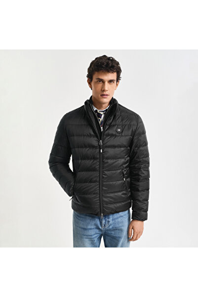 Gant Erkek Siyah Regular Fit Dik Yaka Kaz Tüyü Mont