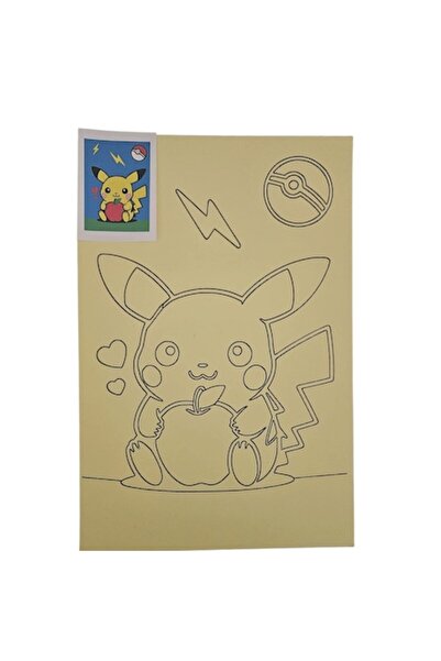 OEM Colored Sand Drawing Set - Pikachu Pokemon Model